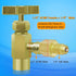 Boltigen R134a Refrigerant Tank Adapters, R12 R22 to R134a Adapter Connector, 1/2 to 1/4 Flare R134a Vacuum Pump Adapter Fittings with Valve Core ...