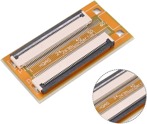 uxcell 0.5mm Pitch 50 Pin to 50 Pin Extension Connector Aapter for FFC FPC Cable Extend Zip HDD...