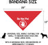Do Not Pet Dog Bandana for Dogs Puppy Bandana Funny Dog Bandana Photo Prop Pet Scarf Accessories for Pet Dog Lovers Gifts...
