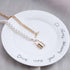 Punk Lock Pendant Necklace Big Pearl Choker Necklace Gold Curb Chain Necklace Vintage Toggle Necklace Choker Jewelry for Women and Girls...