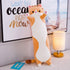 shangman Lovely Plush Cat Doll Cute Cartoon Soft Stuffed Kitten Long Throw Sleeping Pillow Toy Gift for Kids Girlfriend Multiple Size (Brown,50cm/...