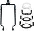 Lamp-Shade Harp Holder Adjustable Support - Tall 7 8 9 10 inch and 3/8 inch Standard Saddle E14 E26 E27 Light Base UNO Fitter Adapter Converter Fi...