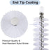 Heavy-Duty Straw Cleaning Brush with Easy Grip Handle for Stanley Tumblers, 10” x 8mm, 4-Pack...