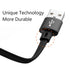 Short Micro USB Fast Charging Cable 0.9in, Flat Cord USB A to Micro USB Charging and Data Sync Cable, Portable Buckle Design,for Power Bank, Phone...
