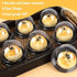 Hewnda 50 Pack 2 Inch Clear plastic mini cake box muffins box cookies cookies muffins dome box wedding birthday gift box(Black)...