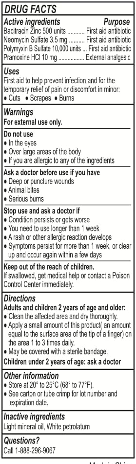 Globe {2 Oz) Dual Action Burn Relief & First-Aid Antibiotic Ointment for 24-Hour Infection Protection & Maximum Strength Burn Pain Relief, with Ba...