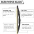 (Set of 2) HODEE Replacement For Chevrolet Chevy Trax 2013-2020 GMC Acadia 2017-2021 Jeep compass 2007-2016, Rear Wiper Blade Kit Set,Rear Wiper A...