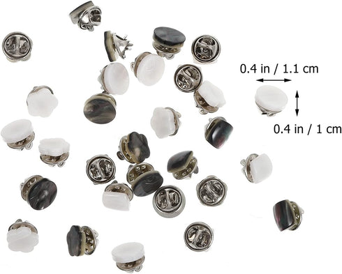 FOMIYES 30Pcs Women Shirt Brooch Buttons Safety Cover up Button Pin Collar Shirt Pin Buttons Sweater Shawl Clips for DIY Crafts Clothing Dress Sup...