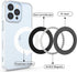 Universal Magnetic Ring, Magnetic Adapter Ring,Magnet Sticker Compatible with Magsafe Accessories & Wireless Charging for iPhone 15/14/13/12 Serie...