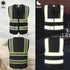 Reflective Safety Vest for Men Women with 5 Pockets and Zipper Front High Visibility Mesh Vest Hi Vis Construction Work Vest,Meets ANSI/ISEA Stand...