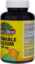 Nature's Blend Calcium Chewable Bavarian Cream 500 mg 100 Tabs...