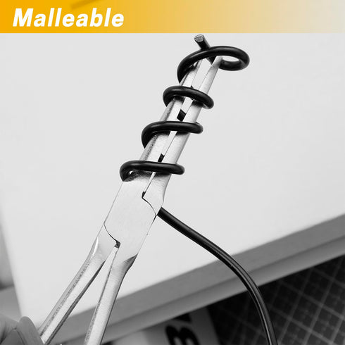 16.4 Feet Black Aluminum Craft Wire 3 mm Thickness Bendable Metal Craft Wire for DIY Crafts Making...