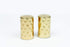 American Metalcraft GHSP2 Hammered Salt & Pepper Shaker Set, Gold, 2-Ounces Each...