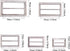 Swpeet 25 Pcs Assoreted Metal Tri-Glide Slides Buckles Kit, Tri-Glide Slides Square Ring Slide Adjusters Buckles Webbing Belts Buckle for Belt Bag...