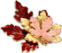 BinaryABC Thanksgiving Brooch Pin,Autumn Fall Leaves Brooch Pin,Maple Leaf Lapel Pin, Thanksgiving Jewelry Accessory Gifts Decoration...