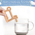 4 Pieces Silicone Teething Toys Bear Baby Teether Toy Anti Dropping Horse Teething Pacifier Baby Chew Toys Chewable Hand Teethers for Sucking Chew...