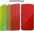 2 Pack Anti-Blue Privacy Tempered Glass for iPhone 15 Pro/iPhone 15 Anti-Spy Screen Protector Anti-Peeping Film Gradient Colorful 6.1 inch......