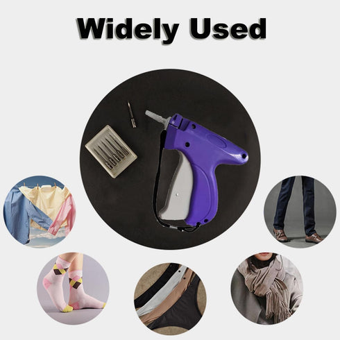 Quick Clothing Fixer,Quilt Tacking Gun, Mini Stitchy Gun,Mini Stitch Hemming Gun for Clothes,Instant Button Garment Connector?Purple?......