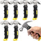 6 PCS 8 Oz Claw Hammer, Small Stubby Hammers Bulk with Anti-Slip Plastic Coated Soft Handle Roofing Tools for Car Window Framing Jewelry Making, L...