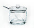 J&M DESIGN Clear Acrylic Sugar Bowl With Lid And Spoon For Coffee Bar Accessories, Cereal Bowls, Tea, Kitchen Countertop Canisters & Baking - 8 oz...