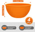 Webake Small Silicone Bowls, 4 Pack 8oz Prep Bowls Unbreakable Ice Cream Snack Bowls Side Dishes Small Bowls for Dipping Prep Dessert Serving, Ove...