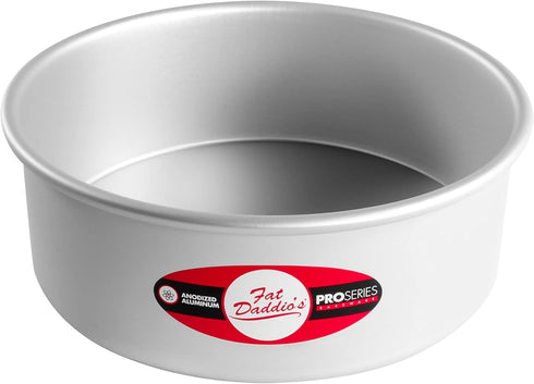 Fat Daddio's PCC-83 Anodized Aluminum Round Cheesecake Pan, 8 x 3 Inch...