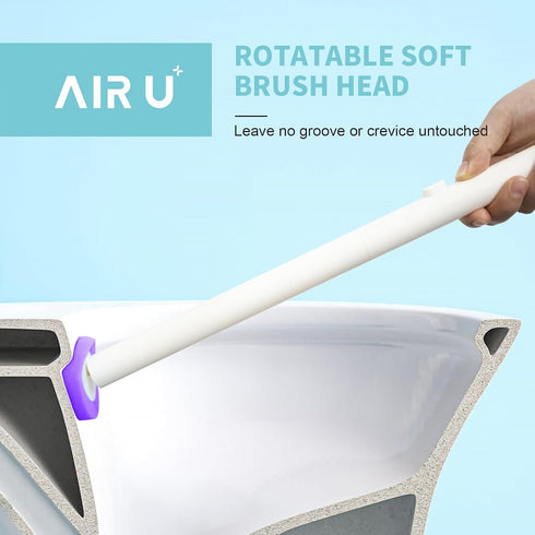 48 Count Disposable Toilet Brush Heads, Toilet Bowl Wand Refills for Toilet and Bathroom Cleaning, Purple Lavender Fragrance...