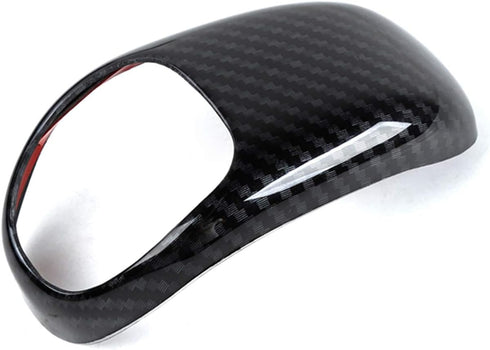Gear Shift Knob Trim Shifter Cap for 2014 2015 Jeep Grand Cherokee, for 2012-2014 Chrysler 300C, ABS Carbon Fiber 1PC...