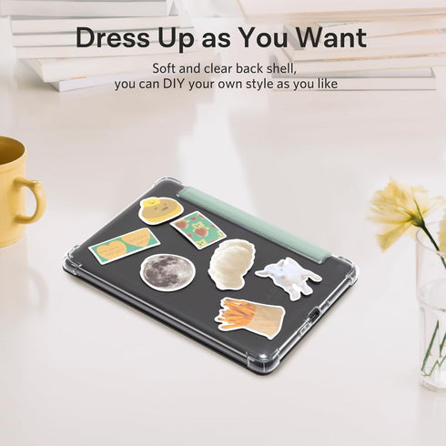 CoBak Case for Kindle Paperwhite (6.8" 11th Generation 2021 Released) & Paperwhite Signature Edition- New PU Leather Cover and Clear Soft Silicone...