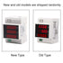 Power Meter Voltmeter Ammeter, Multi-Functional Digital Din Rail Power Factor Voltage Current Power Tester, Multimeter Volt Amp Watt Meter (AC 200...