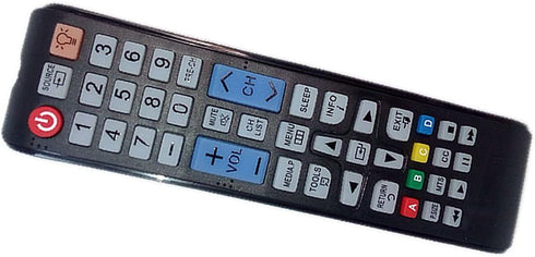 Replaced Remote Control Compatible for Samsung PN60E535A3FXZA T24D310NHLZA PN64F5300 UN32EH5000F UN46EH5000FXZA UN65EH6000 LED HDTV Plasma TV...