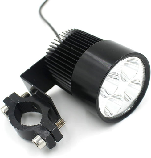 LEORX 12V-85V 20W Motorcycle E-bike LED Headlight Lamp Car Accessories (Black)...