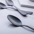 Matte Black Dessert Spoon, GoGeiLi Stainless Steel Satin Finish 6.8-inch Teaspoon Coffee Spoon Set, Service for 6, Dishwasher Safe...