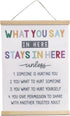 BUPOfromcn Counseling Office Confidentiality Poster What You Say in Here, Counselor Office Decor Therapist Office Social Worker Sign Poster Counse...