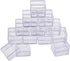 BENECREAT 16 Pack Square High Transparency Plastic Bead Storage Containers Box Case for beauty supplies,Tiny Bead,Jewerlry Findings, and Other Sma...