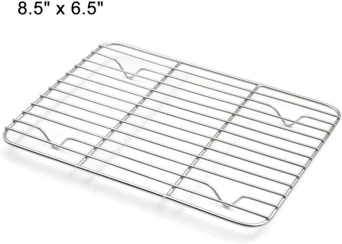 Aspire Cooling Rack 2 Pack - 9" x 7", Stainless Steel Baking Racks for Cooking Baking Roasting Grilling...