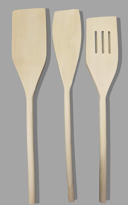 7 Piece Organic Wood Utensil Set, Spatula and Spoons | Eco-friendly Safe Kitchen Cooking Tools...