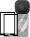 Lens Cap+Screen Protector for insta360 X4 Accessories,Anti-scratch Tempered Glass Silicone Lens Protector Cover for Insta 360 X4...