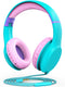 FosPower Kids Headphones (Safe Volume Limit 85 dB), Childrens Headphones Over The Ear with Built-in Mic, 3.5mm Tangle-Free Cable for Boys/Girls/Sc...
