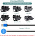Kissmart MCC Special Charger for Olight Baldr S, PL-Mini 2, Baldr Mini, Baldr S BL, Baldr RL Mini, PL-Mini | Replacement USB Charging Cable for Ta...