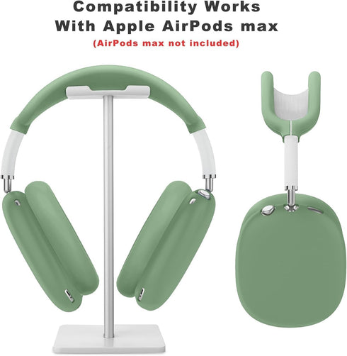 Case Cover for AirPods Max Headphones, Anti-Scratch Ear Pad Case Cover/Ear Cups Cover/Headband Cover for AirPods Max, Accessories Soft Silicone Sk...
