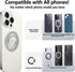 Magnetic Phone Ring Holder for MagSafe pop Socket,?360° Rotation? Phone Ring Mag-Safe Accessories with for iPhone 15/14/13/12 Series/Samsung/Googl...