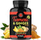Angry Supplements Turmeric Curcumin & Ginger Maxx, 95% Curcuminoids with Black Pepper, Joint Support, Antioxidant, 1355mg Blend of Non-GMO Ingredi...