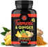 Angry Supplements Turmeric Curcumin & Ginger Maxx, 95% Curcuminoids with Black Pepper, Joint Support, Antioxidant, 1355mg Blend of Non-GMO Ingredi...