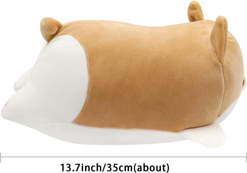 Fortuning's JDS 13.7”/35cm Corgi Plush Cute Pillow Dog Plush Kawaii Plush Cute Stuffed Animal Plush Pillows Corgi Stuffed Animal Plush Dog,Stuffed...