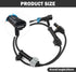 ABS Sensor Front Left and Right,Automotive Replacement Anti-Lock Brake Speed Sensors OEM#ALS482,15037208,ABS Wheel Speed Sensor Compatible with Ch...