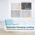 Window Film Privacy, Frosted Window Vinyl Non-Adhesive Window Sticker Static Cling Glass Film for Bathroom Office Living Room Matte White...