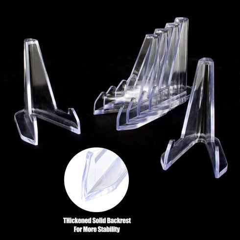 24 PCS Acrylic Easel Stand Baseball Card Stands Sports Card Display Stand (2.3")...