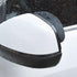 2PCS Smoke Visor Guards for Car Side Mirrors - Waterproof Carbon Fiber Auto Rain Eyebrows for Cars, Trucks and SUVs - Universal Fit (Black)...