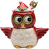 Owl Sugar and Creamer, 5 3/4 X 2 7/8 X 5 3/8"H, Red, White, Black, Green...